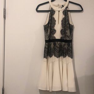 Black and white lace dress in great condition